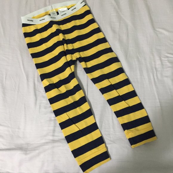Gap Yellow Stripe PJ Bottoms - Picture 1 of 1